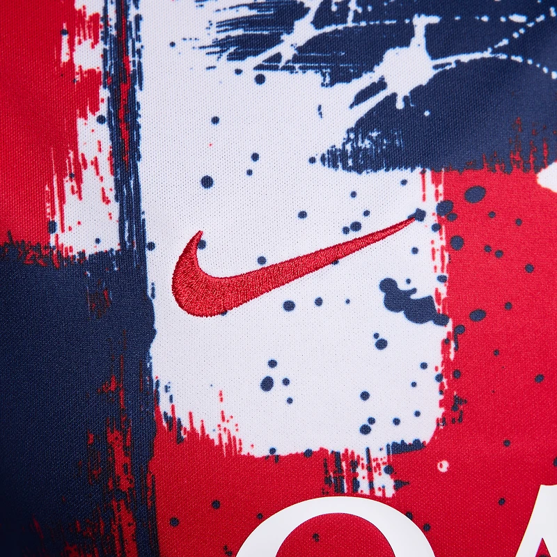 Men's Nike  Navy Paris Saint-Germain 2024/25 Home Academy Pro Pre-Match Top
