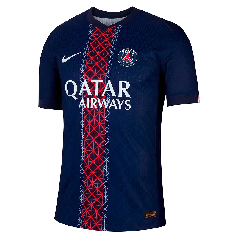 Maillot Nike bleu marine Paris Saint-Germain 2025/26 Domicile Authentique pour Homme