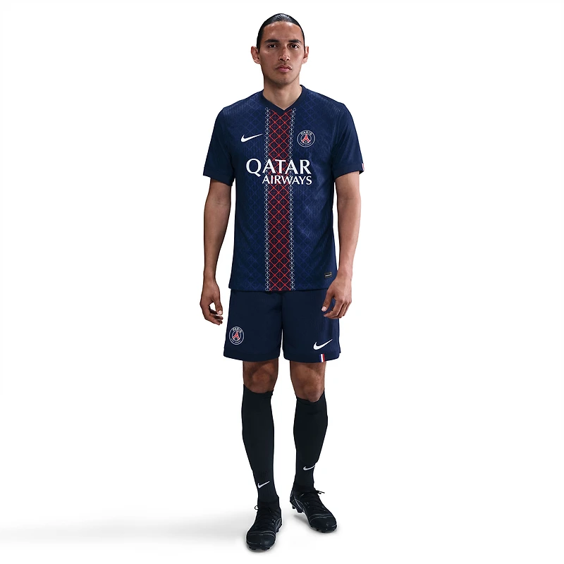 Maillot Nike bleu marine Paris Saint-Germain 2025/26 Domicile Authentique pour Homme