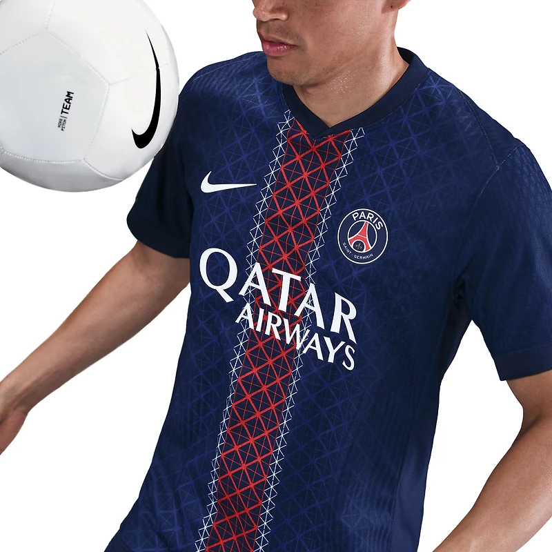 Men's Nike Navy Paris Saint-Germain 2025/26 Home Authentic Jersey