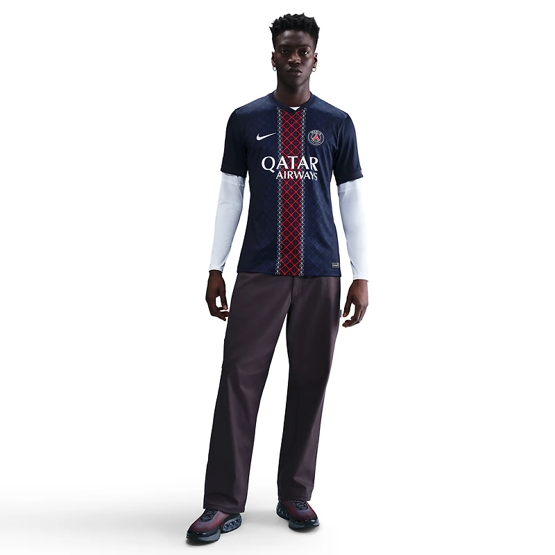 Men's Nike Navy Paris Saint-Germain 2025/26 Home Replica Jersey
