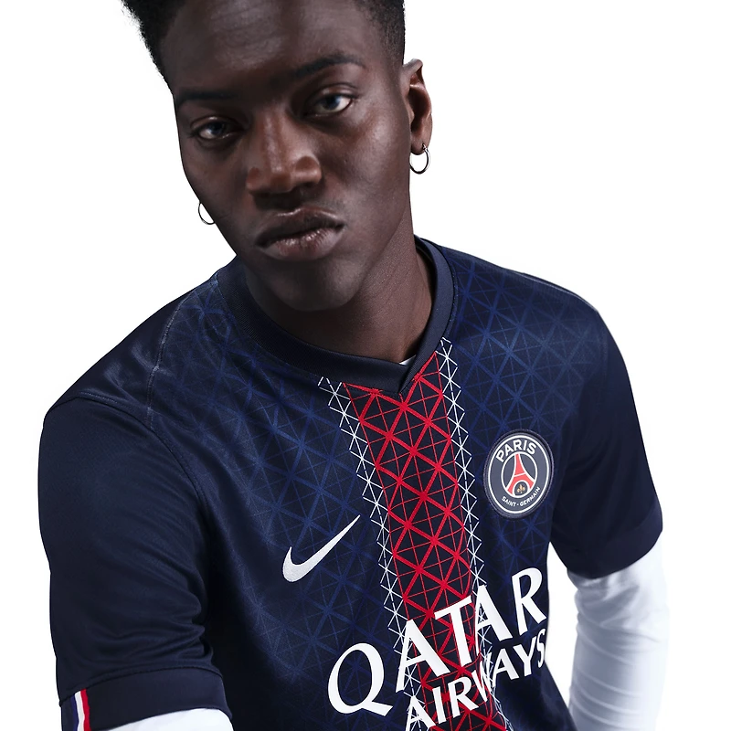 Men's Nike Navy Paris Saint-Germain 2025/26 Home Replica Jersey