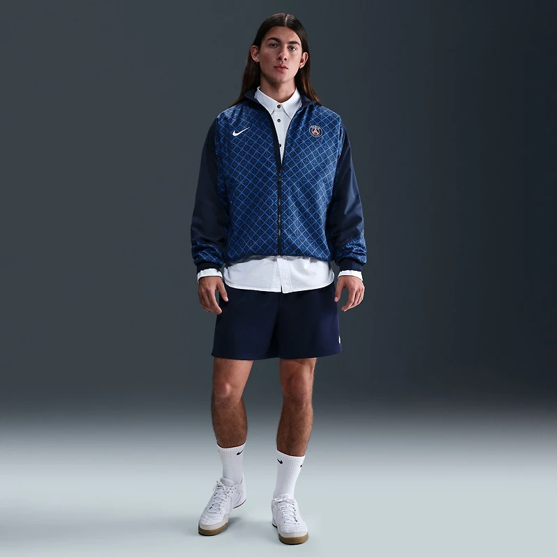 Veste Nike bleu marine Paris Saint-Germain 2025/26 Strike Anthem entièrement zippée pour homme