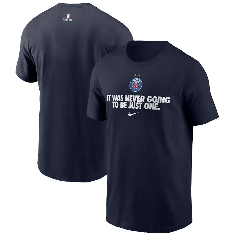 Men's Nike Navy Paris Saint-Germain 2026 Champions Winners T-Shirt