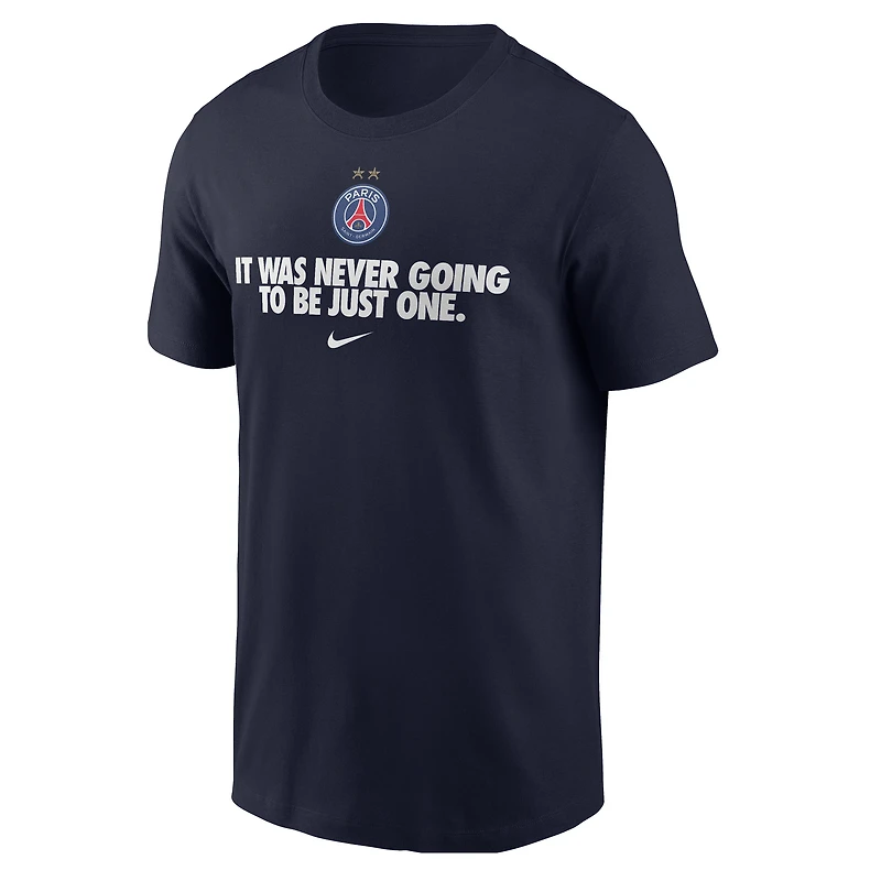 Men's Nike Navy Paris Saint-Germain 2026 Champions Winners T-Shirt