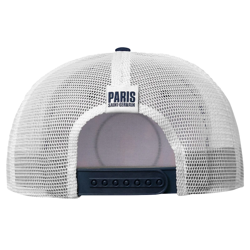 Men's Nike Navy Paris Saint-Germain Trucker Stretch-Snap Adjustable Hat