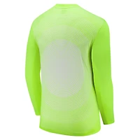 Men's Nike Neon Green Paris Saint-Germain 2025/26 Third Goalkeeper Replica Long Sleeve Jersey