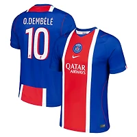 Maillot Nike Ousmane Dembélé pour homme, bleu, réplique du stade domicile Paris Saint-Germain 2026/27