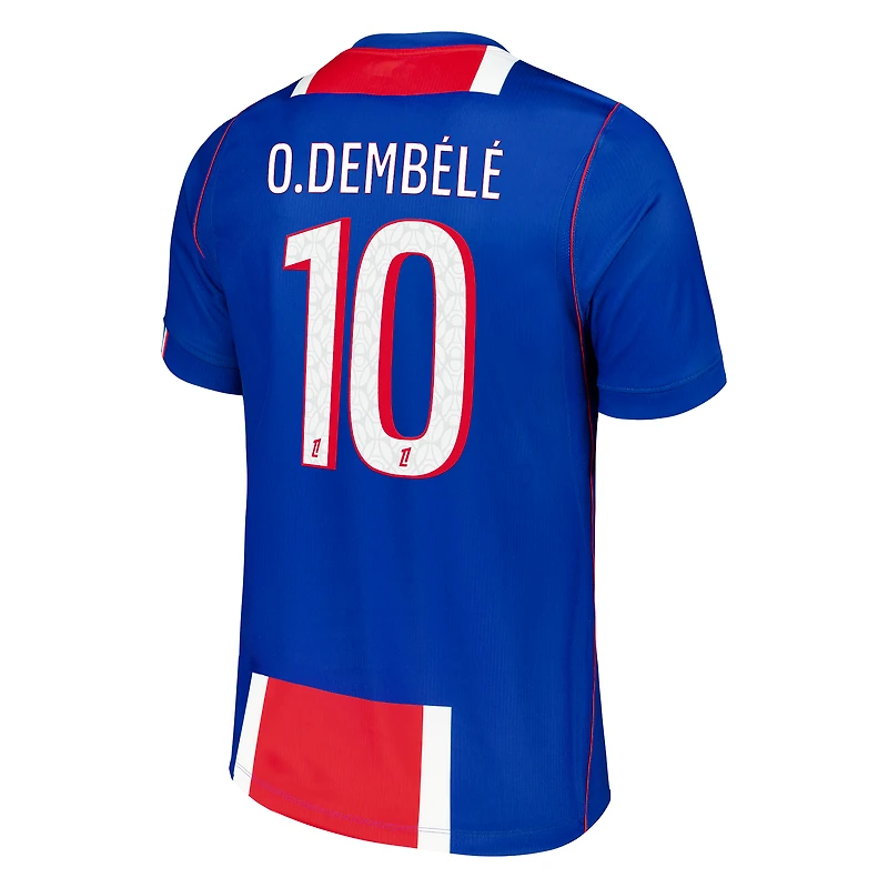 Men's Nike Ousmane Dembélé Blue Paris Saint-Germain 2026/27 Home Stadium Replica Jersey