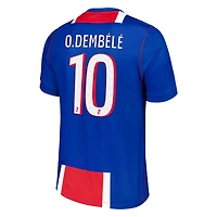 Men's Nike Ousmane Dembélé Blue Paris Saint-Germain 2026/27 Home Stadium Replica Jersey