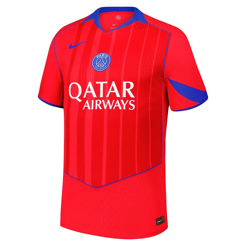 Men's Nike Red Paris Saint-Germain 2025/26 Match Third Total 90 Authentic Jersey