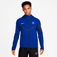Men's Nike Royal Paris Saint-Germain Tech Fleece Windrunner Raglan Full-Zip Hoodie