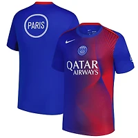 Haut d'avant-match Nike Royal Paris Saint-Germain 3e Academy Pro 2025/26 pour homme