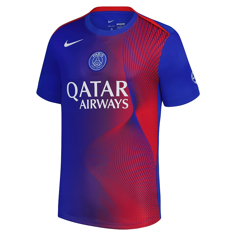 Haut d'avant-match Nike Royal Paris Saint-Germain 3e Academy Pro 2025/26 pour homme