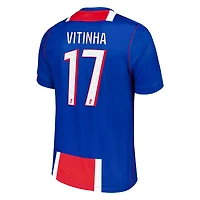 Men's Nike Vitinha Blue Paris Saint-Germain 2026/27 Home Stadium Replica Jersey