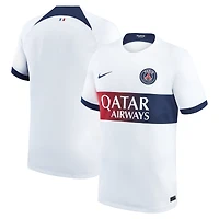 Men's Nike  White Paris Saint-Germain 2023/24 Away Stadium Replica Jersey