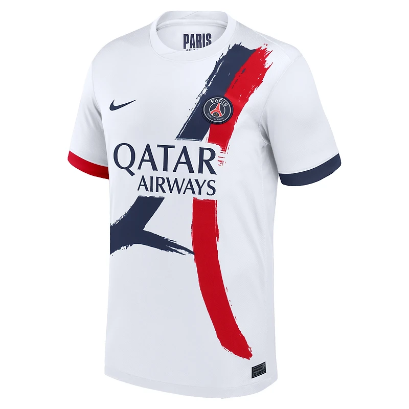 Maillot réplique extérieur Nike blanc du Paris Saint-Germain 2024/25 pour homme
