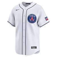 Maillot Nike blanc Paris Saint-Germain 2025 Soccer x MLB Limited pour homme