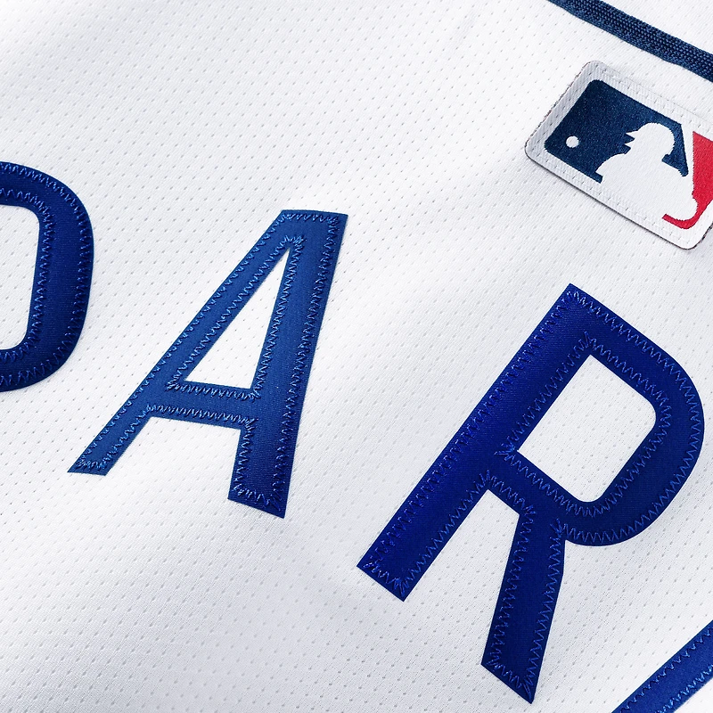 Maillot Nike blanc Paris Saint-Germain 2025 Soccer x MLB Limited pour homme