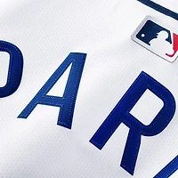 Maillot Nike blanc Paris Saint-Germain 2025 Soccer x MLB Limited pour homme