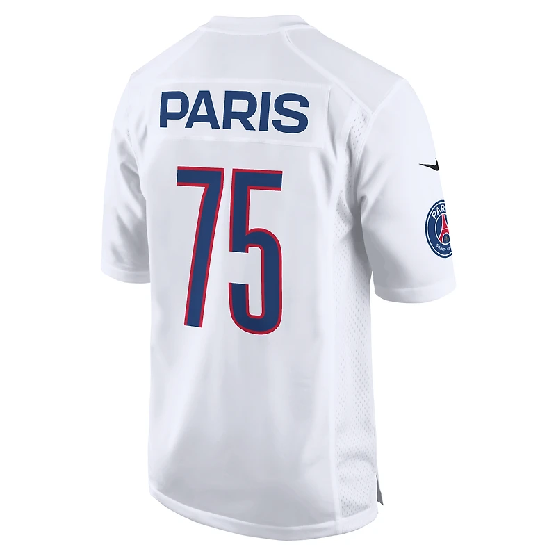 Men's Nike  White Paris Saint-Germain 2025 Soccer x NFL Game Jersey