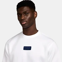 Men's Nike  White Paris Saint-Germain Club Pullover Sweatshirt