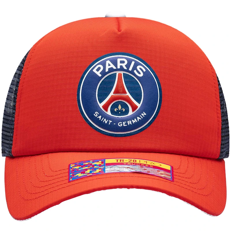 Casquette ajustable Paris Saint-Germain Aspen Trucker homme rouge