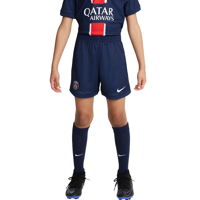 Ensemble de kit stade réplique à domicile Nike Navy Paris Saint-Germain 2024/25 préscolaire
