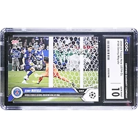 Senny Mayulu, Paris Saint-Germain, saison 2024-25, Topps Now, recrue en Ligue des champions de l'UEFA : but record en finale, carte n° 164 authentifiée CGC 10