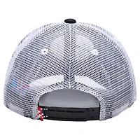 Casquette réglable unisexe noire Paris Saint-Germain Strike One8th Trucker