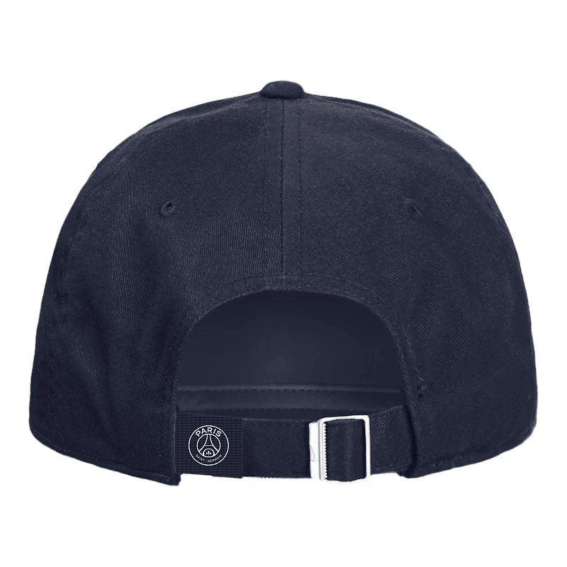 Casquette ajustable Nike bleu marine unisexe Paris Saint-Germain Club