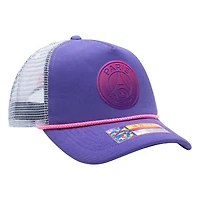 Casquette réglable unisexe violet Paris Saint-Germain Serve Trucker