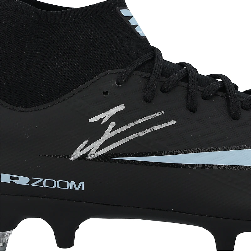 Warren Zaïre-Emery Paris Saint-Germain Autographed Black Nike Mercurial Soccer Cleat