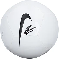 Warren Zaïre-Emery Paris Saint-Germain Autographed White Nike Soccer Ball