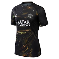 Women's Jordan Brand Black Paris Saint-Germain 2025/26 Fifth Stadium Replica Jersey
