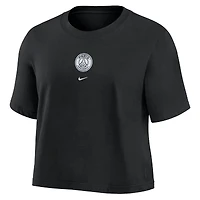 Women's Nike Black Paris Saint-Germain For Her Boxy T-Shirt