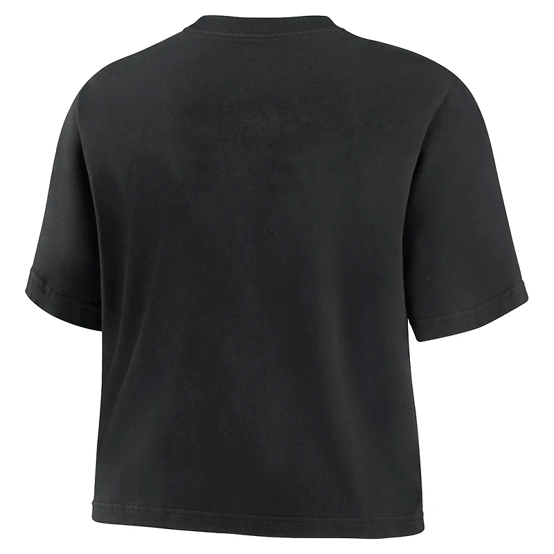 Women's Nike Black Paris Saint-Germain For Her Boxy T-Shirt