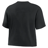 Women's Nike Black Paris Saint-Germain For Her Boxy T-Shirt