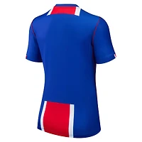 Maillot réplique domicile Nike bleu du Paris Saint-Germain pour femme, saison 2026/27.