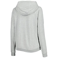 Sweat à capuche Nike Paris Saint-Germain Varsity Raglan Tri-Blend gris chiné pour femme