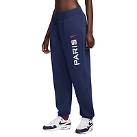 Pantalon en molleton Nike bleu marine Paris Saint-Germain Phoenix pour femme