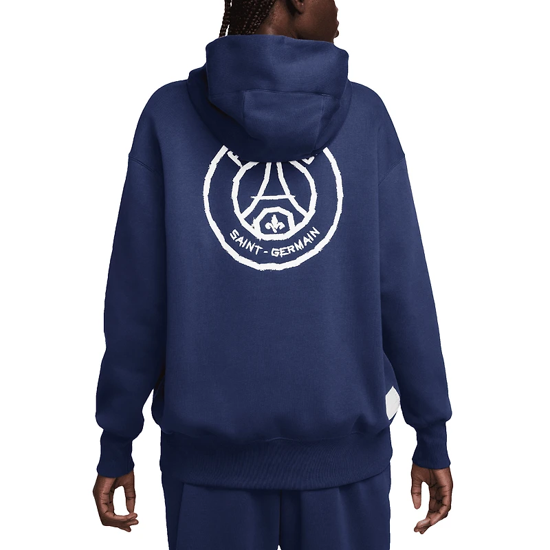 Women's Nike  Navy Paris Saint-Germain Phoenix Fleece Pullover Hoodie