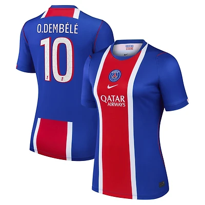 Maillot réplique domicile Nike Ousmane Dembélé bleu Paris Saint-Germain 2026/27 pour femme