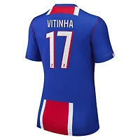Women's Nike Vitinha Blue Paris Saint-Germain 2026/27 Home Stadium Replica Jersey