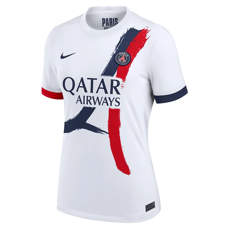 Women's Nike White Paris Saint-Germain 2024/25 Away Replica Jersey