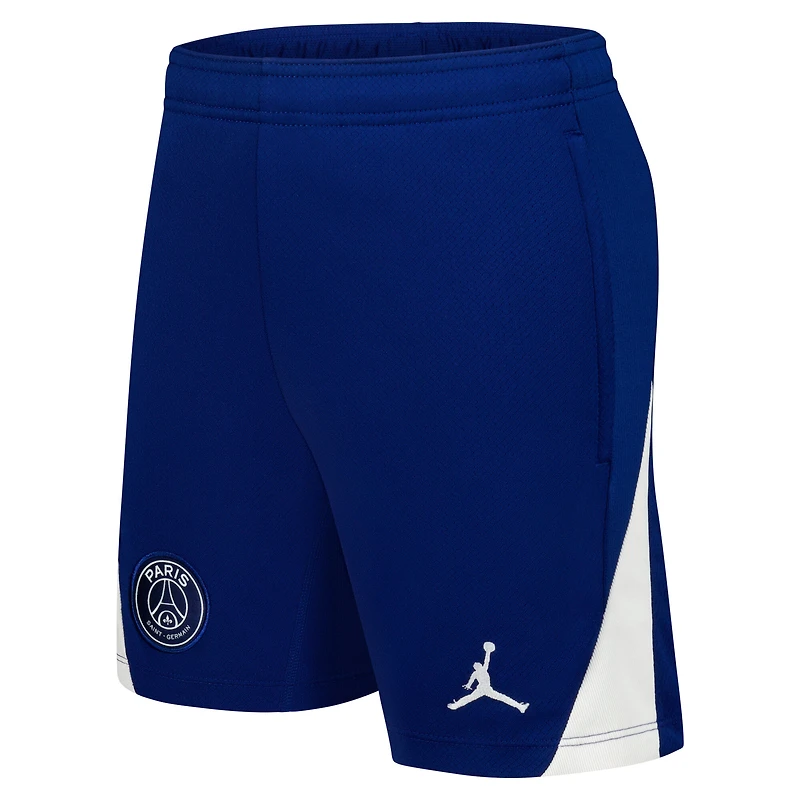 Short de performance Jordan Brand bleu pour jeune Paris Saint-Germain 2024/25 Fourth Strike