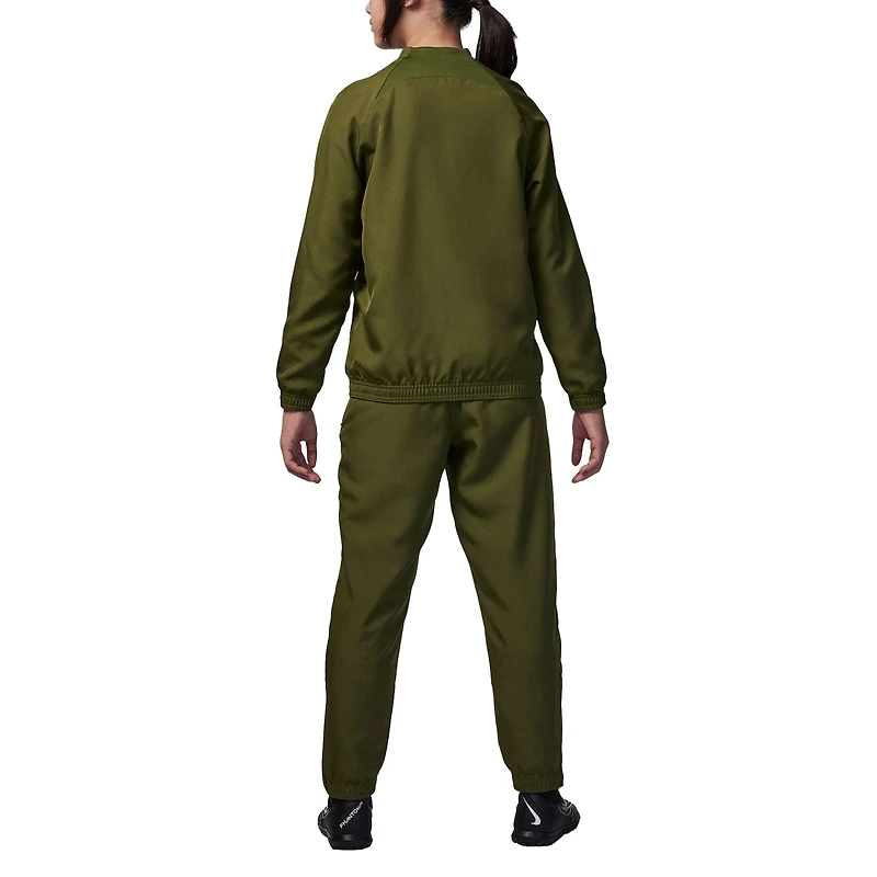 Veste de survêtement entièrement zippée Jordan Brand olive Paris Saint-Germain 2023/24 Strike
