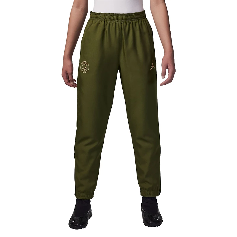 Veste de survêtement entièrement zippée Jordan Brand olive Paris Saint-Germain 2023/24 Strike
