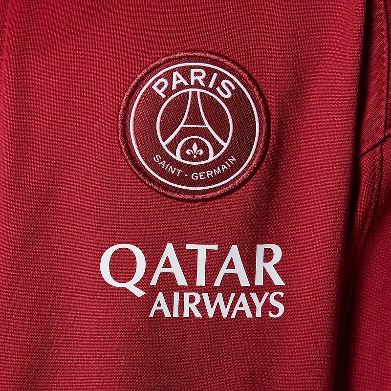 Youth Jordan Brand Red Paris Saint-Germain 2024/25 Fourth Strike Full-Zip Track Jacket & Pants Set