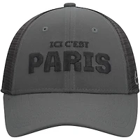 Youth Nike Anthracite Paris Saint-Germain Legacy91 Performance Flex Hat